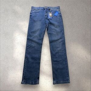 Vince Camuto Jeans Mens 34x32 Blue Slim Straight New